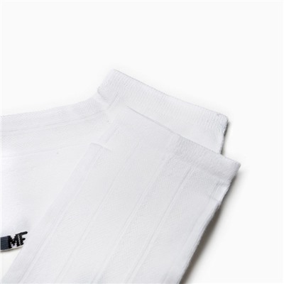 Носки мужские, цвет белый, размер 27-29